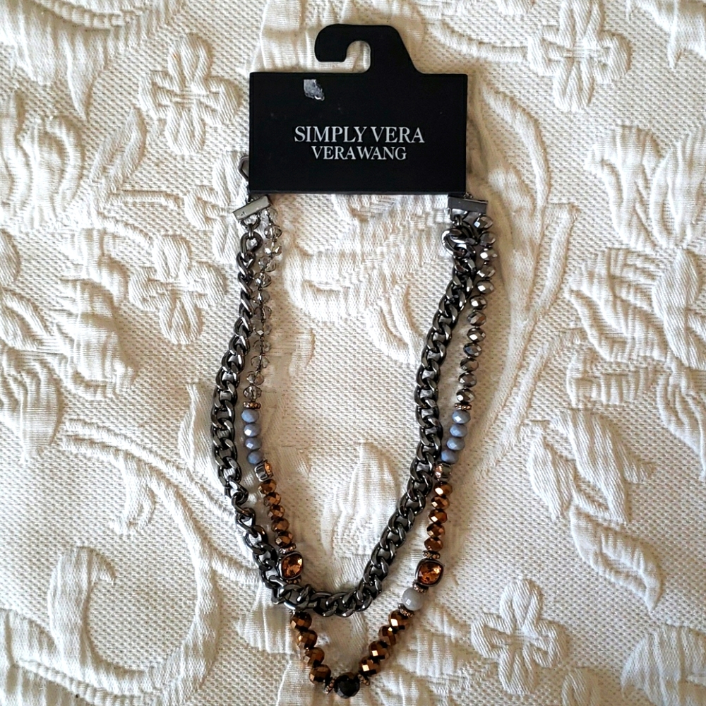 Vera wang layered necklace